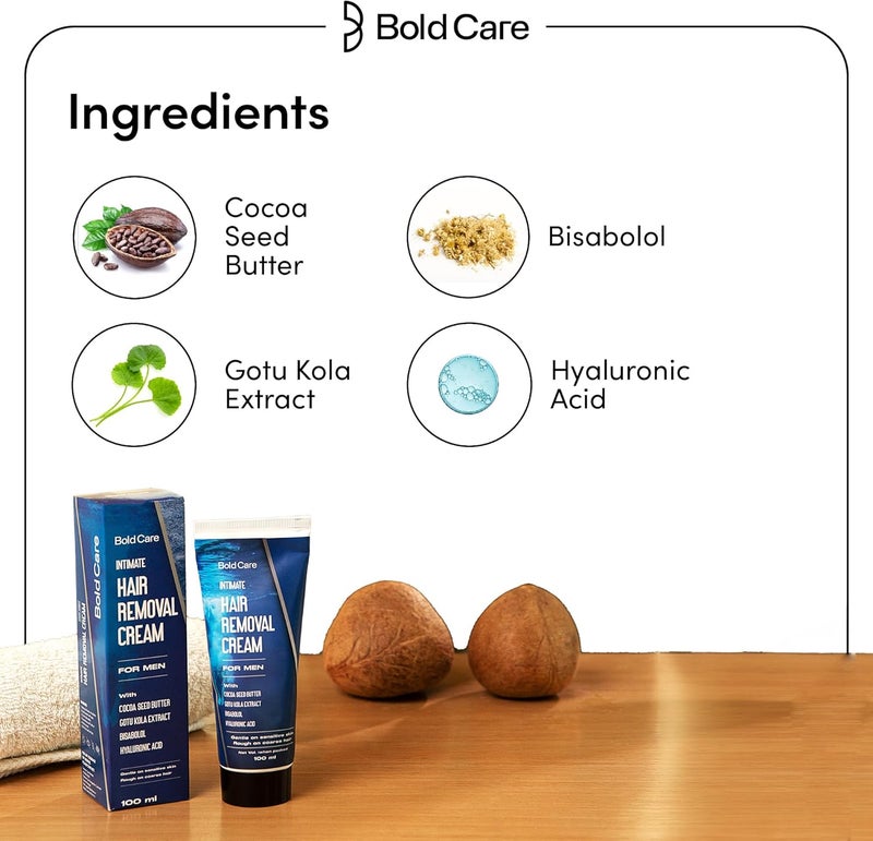 Bold Care Intimate Hair Removal Cream for Men - Image 5